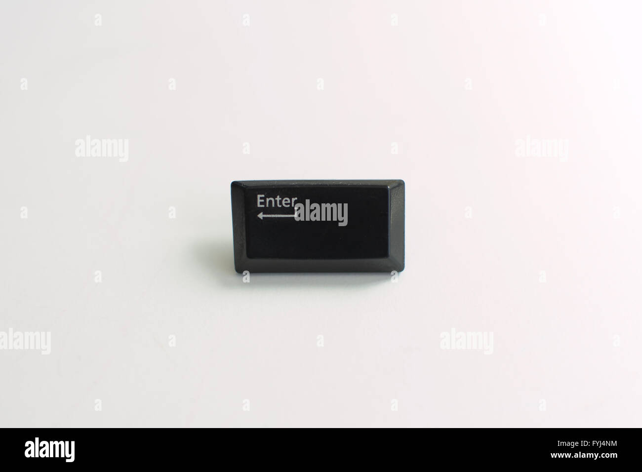 Enter-Taste der Tastatur vom computer Stockfoto