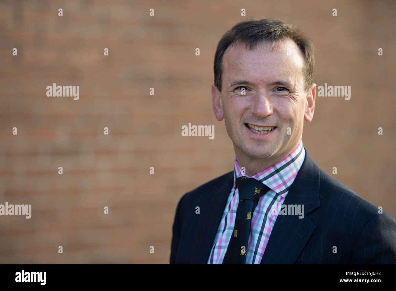 Alun Cairns Staatssekretär für Wales und konservative Partei MP. Stockfoto