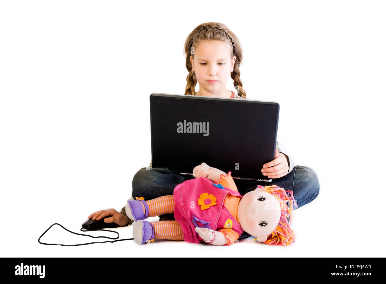 Pre teen girl model Ausgeschnittene Stockfotos und -bilder - Alamy