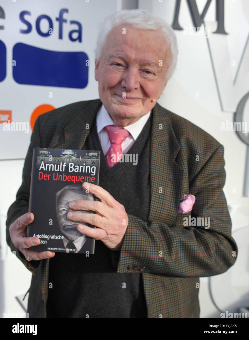 Historiker und Autor Arnulf Baring Stockfotografie Alamy