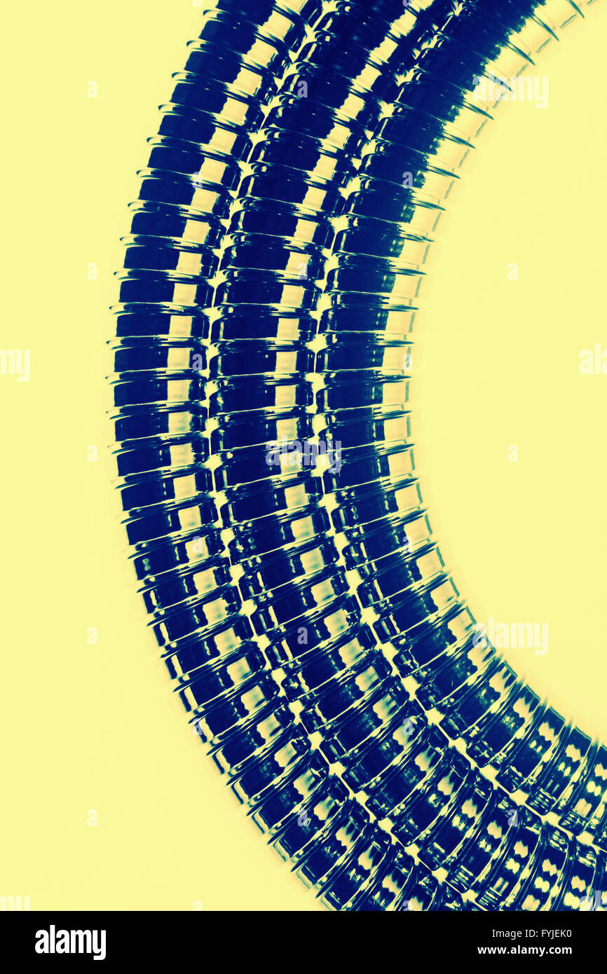 Flexibler Schlauch, Rohr Stockfoto