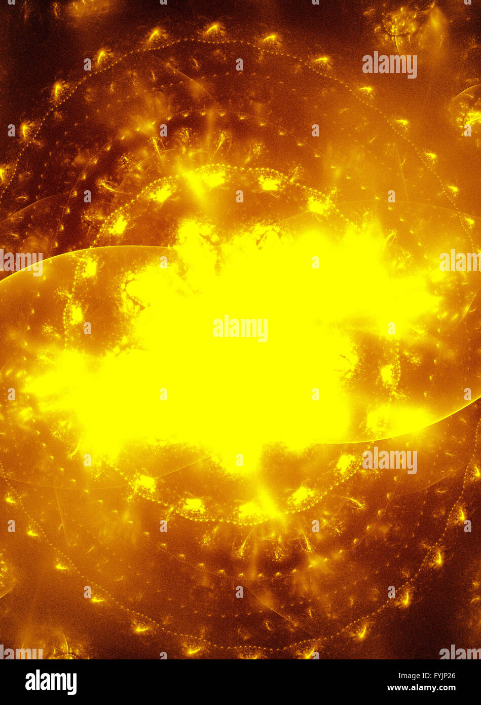 Abstrakte Fraktal Textur, Strähnen und Lichter, Hintergrund-Design der verträumte Formen und Farben zum Thema Traum, Fantasie ein Stockfoto