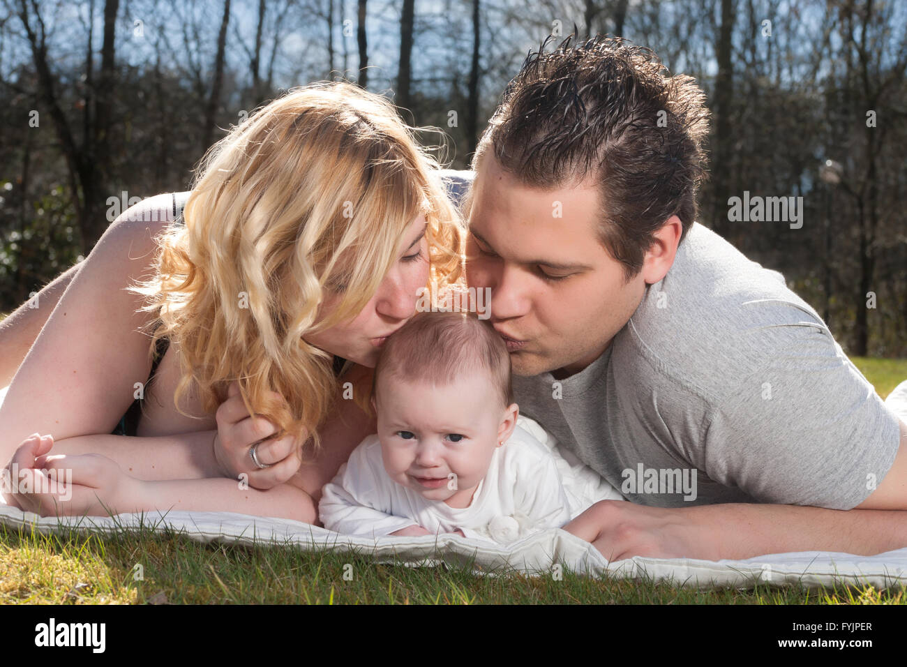 Familie Liebe Stockfoto