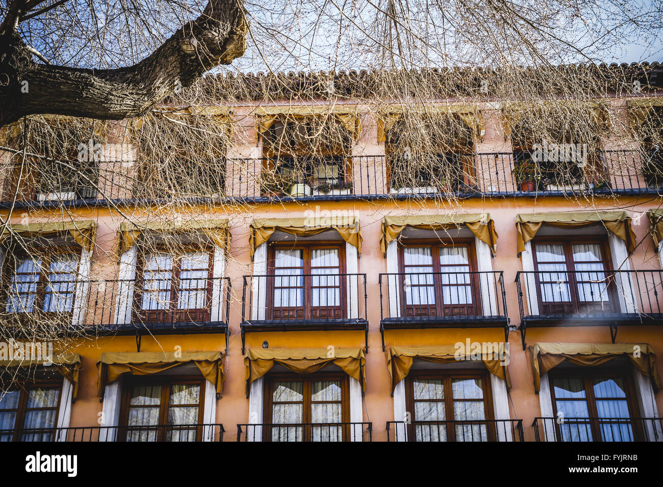 Plaza de Zocodover, Tourismus, Toledo, berühmte Stadt in Spanien Stockfoto