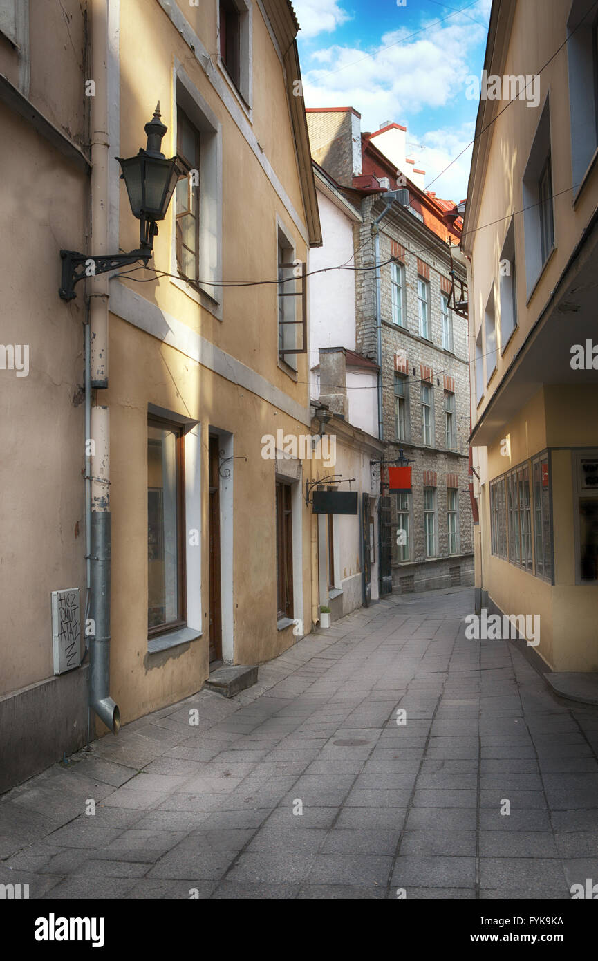 Alte europäische street 7.jpg Stockfoto