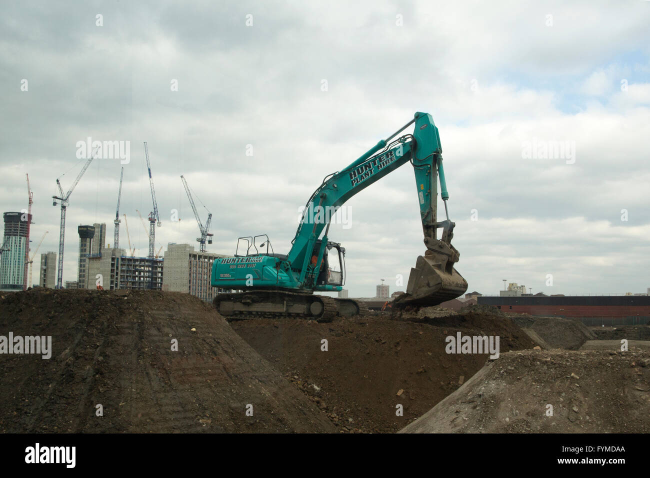 Bau in Wandsworth Battersea in London UK Stockfoto