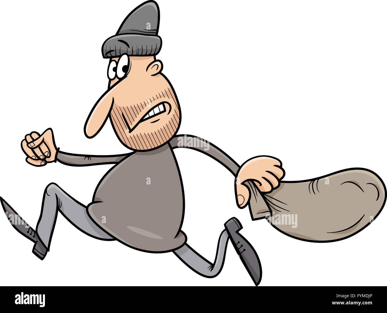Dieb Cartoon Stockfotos und -bilder Kaufen - Alamy