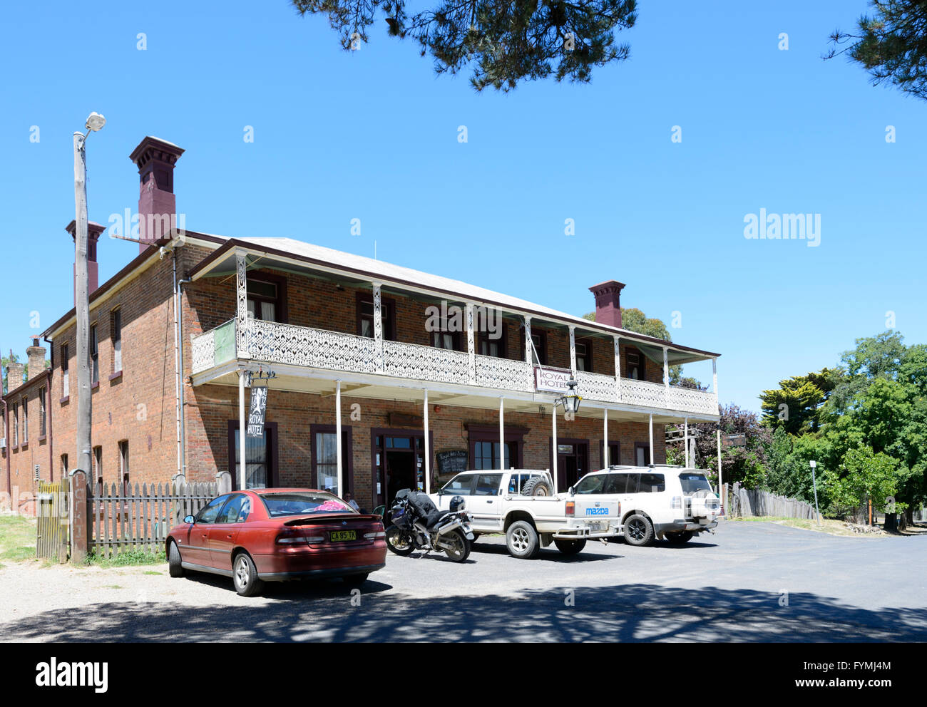 Das Royal Hotel, 1872, Hill End, New South Wales, Australien Stockfoto