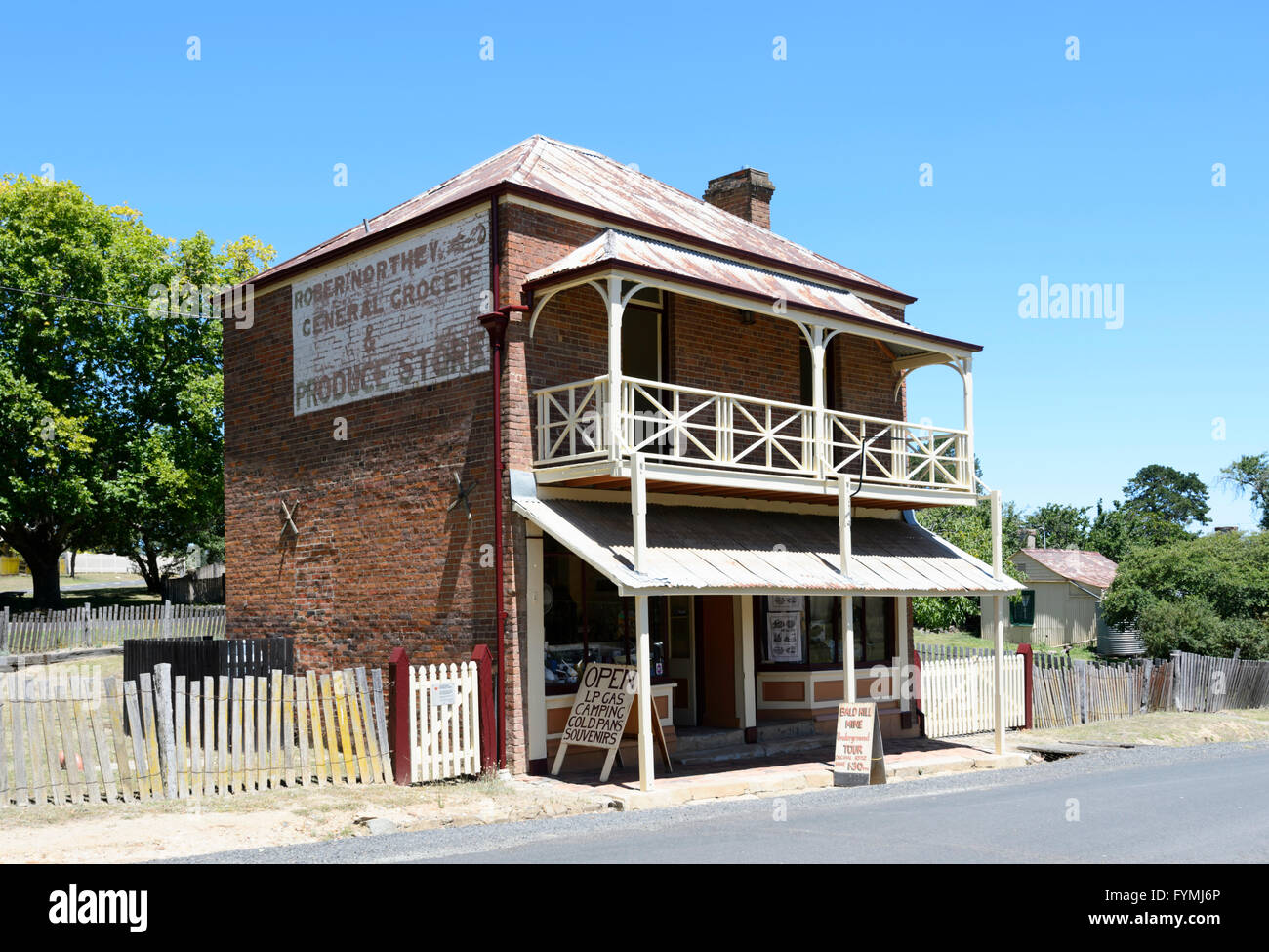 Alte-Gemischtwarenladen im historischen Dorf von Hill End, New-South.Wales, Australien Stockfoto