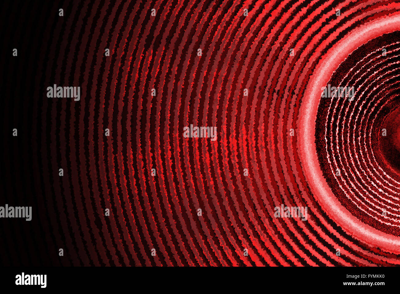 Audio-Lautsprecher Schallwellen Hintergrund Stockfoto
