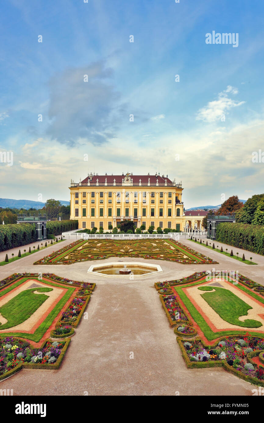 Die Sommerresidenz der österreichischen Habsburger. Stockfoto