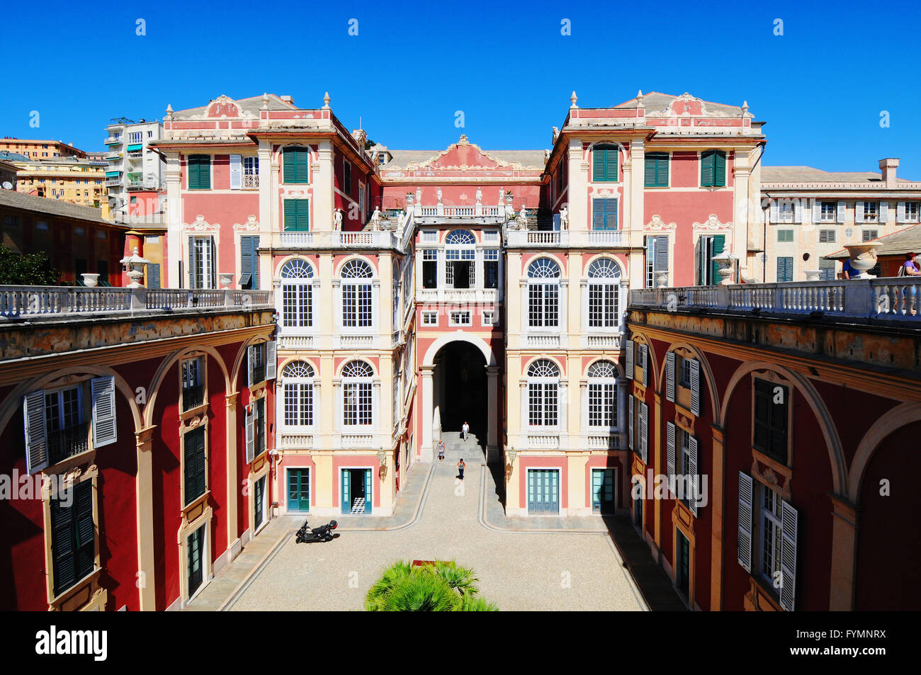 Europa, Italien, Ligurien, Genua. Palazzo Reale (Königspalast) Stockfoto