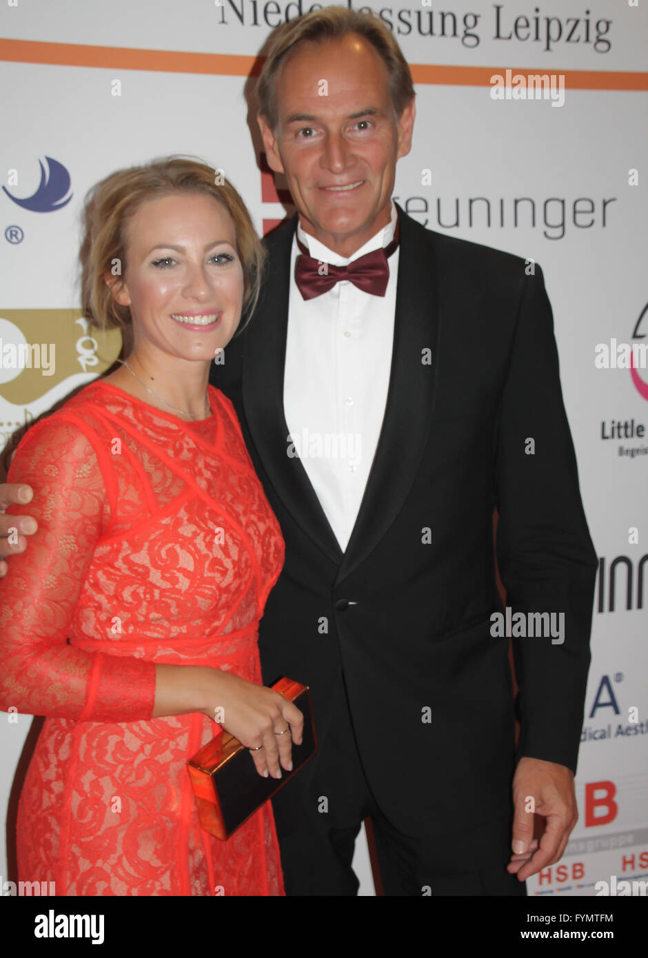 Burkhard Jung und Freund Ayleena Wagner Stockfotografie - Alamy