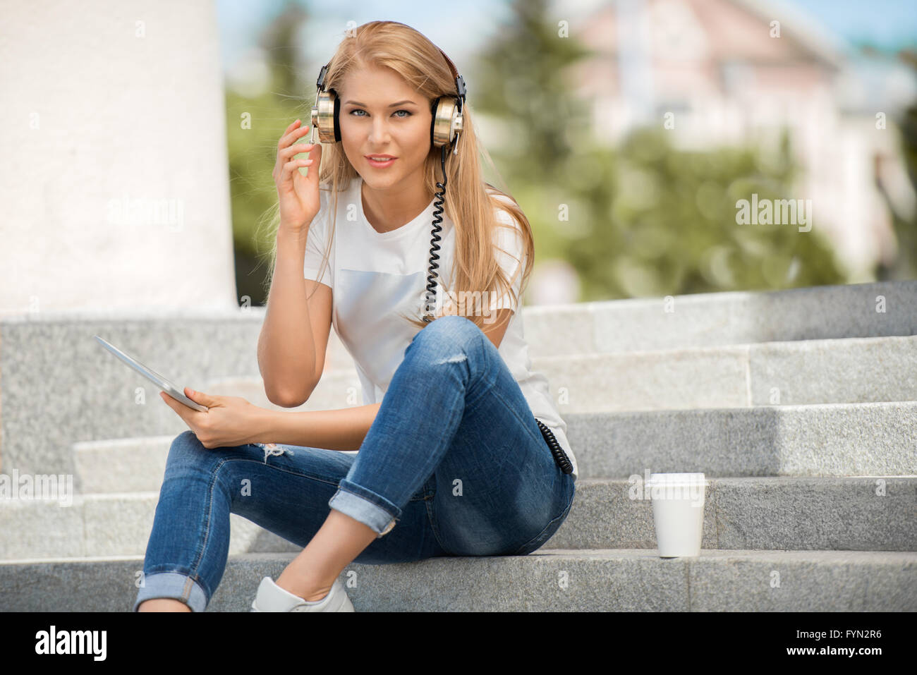 Urbane Musik. Stockfoto