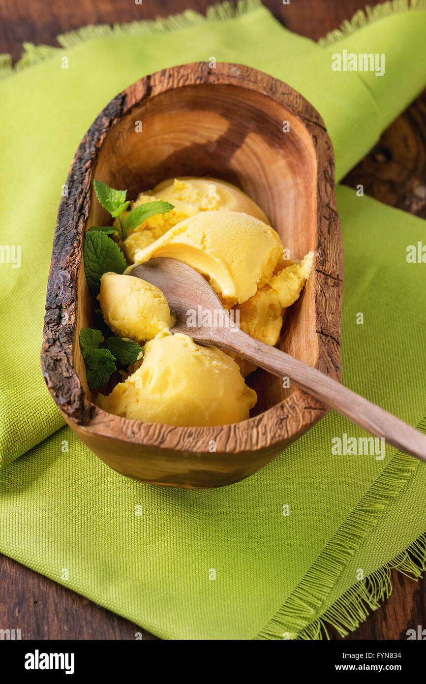 Mango-Eis Stockfoto