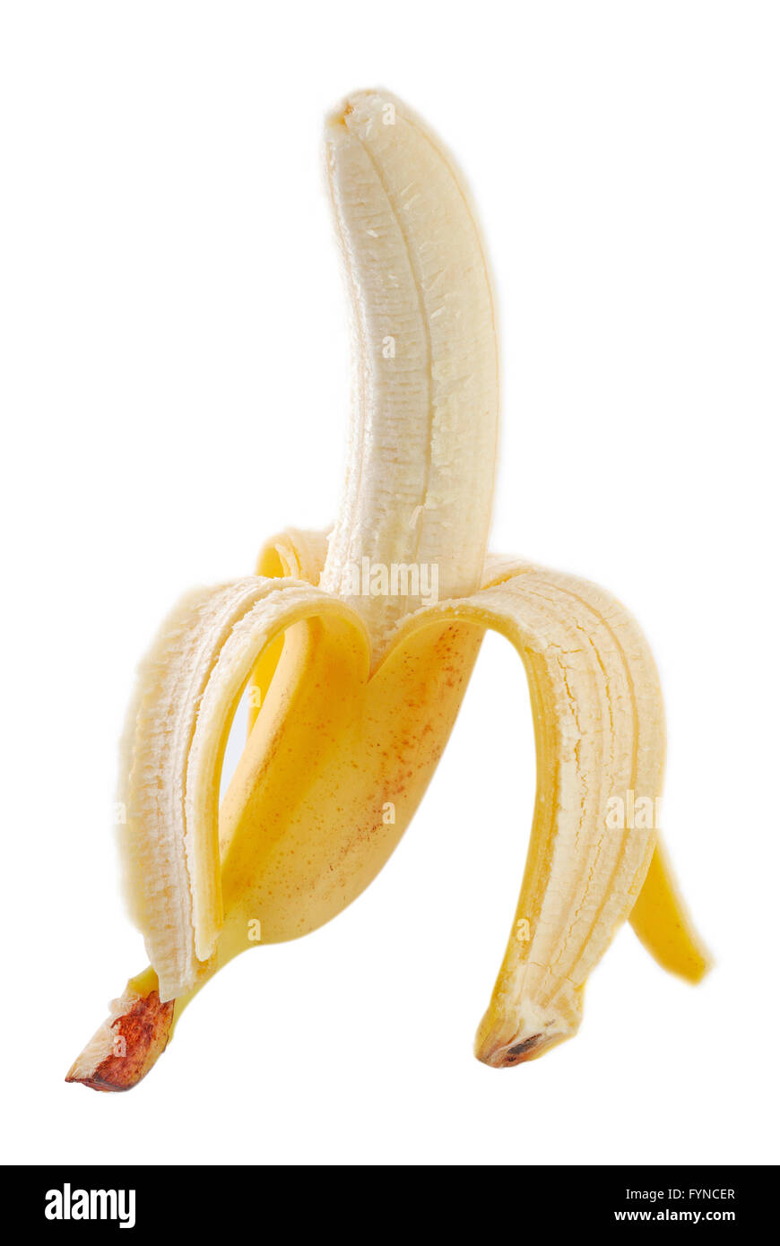 isolierte aufgeschichtet Banane Stockfoto