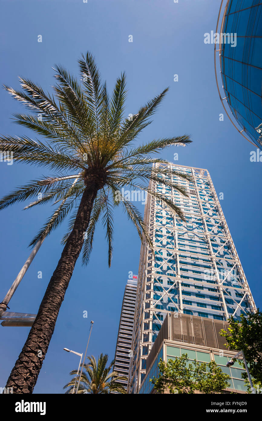 Hotel des Arts, Barceloneta, Barcelona, Spanien Stockfoto