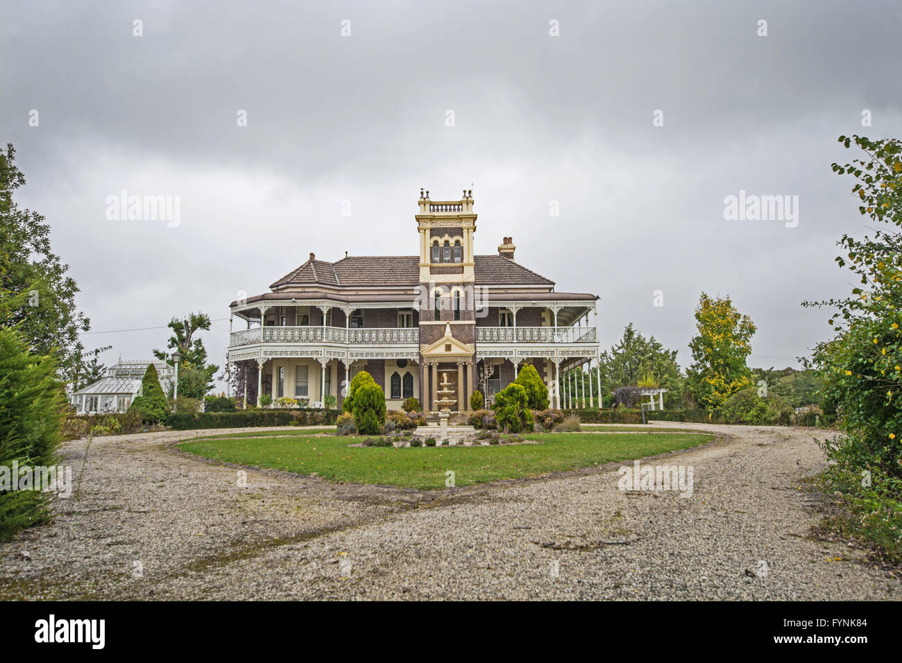 Langford Homestead. Edwardianische Herrenhaus Walcha NSW Australia Stockfoto