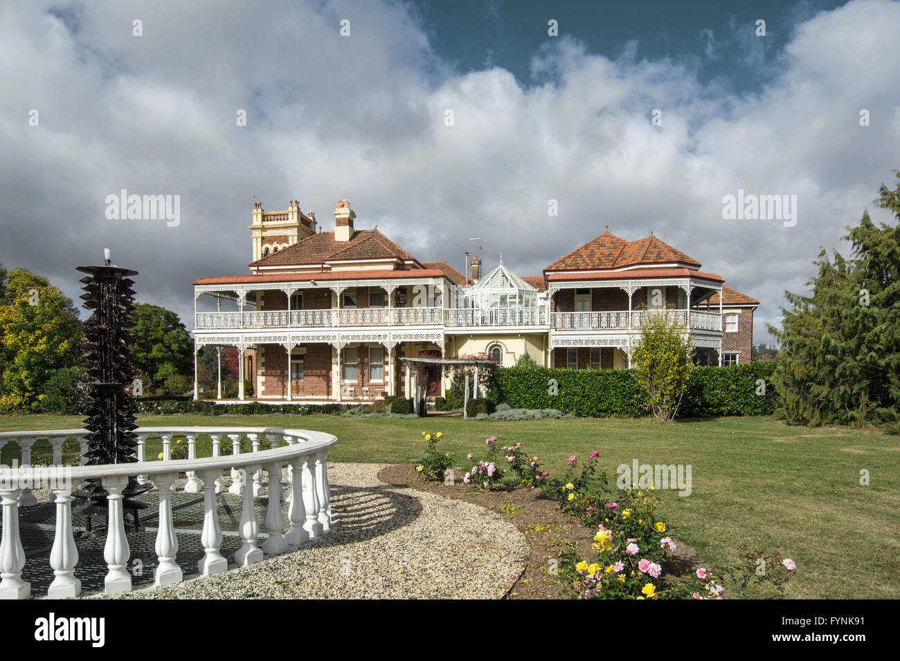 Langford Homestead. Edwardianische Herrenhaus Walcha NSW Australia Stockfoto