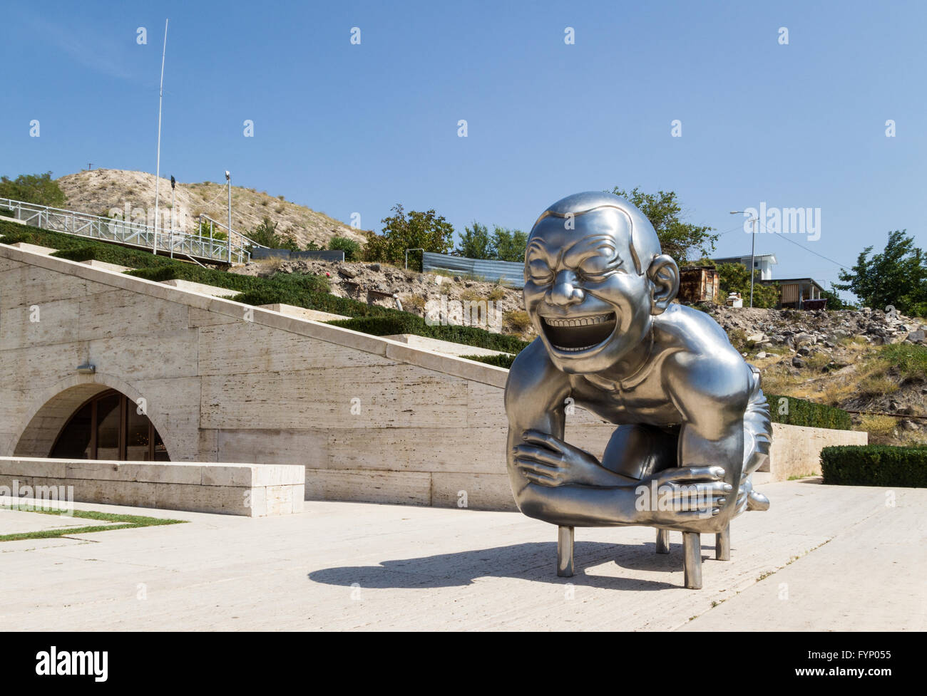 Skulptur, Kaskade, Yerevan, Armenien, Kaukasus-region Stockfoto