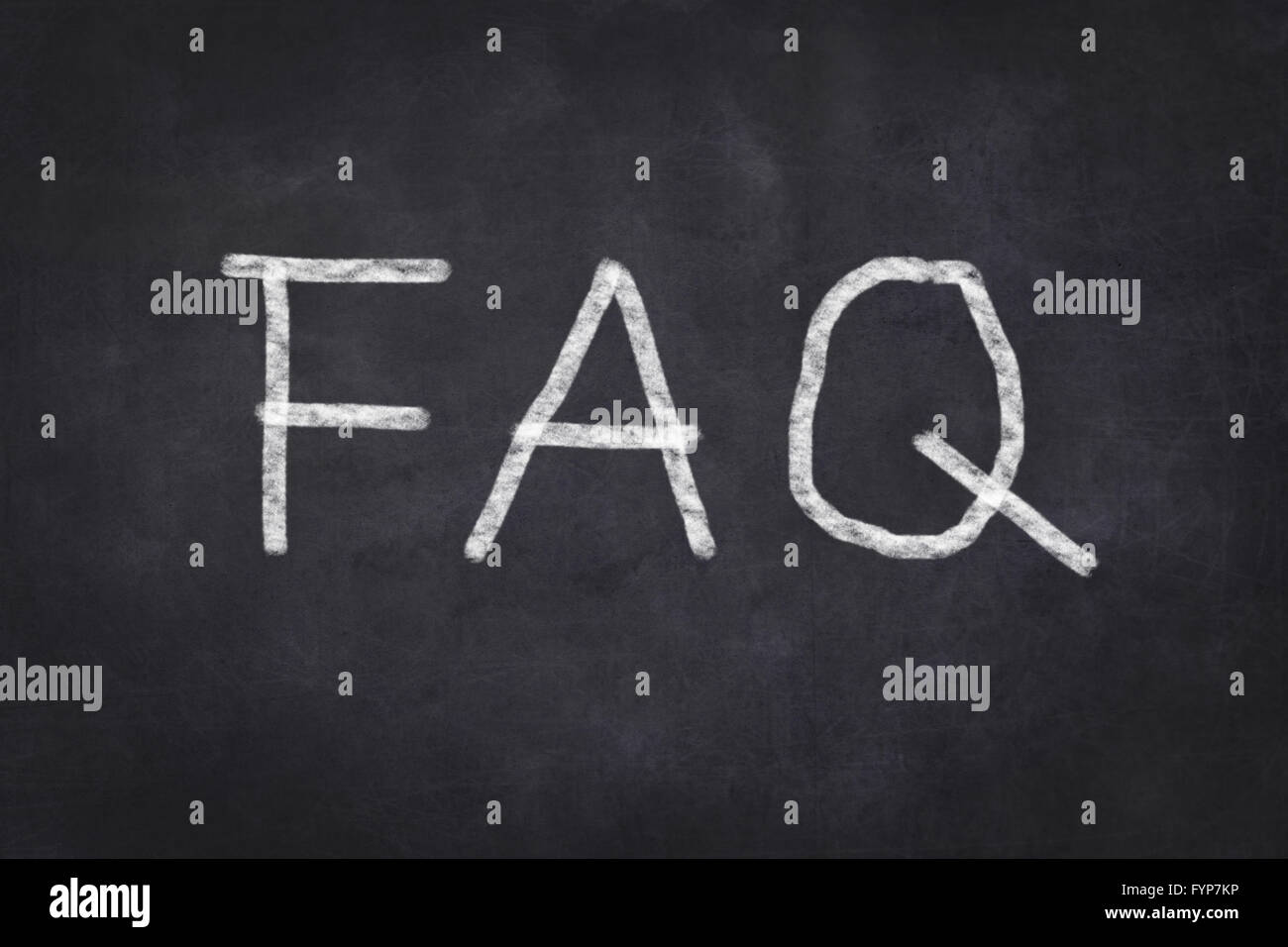FAQ, gestellte häufig questiond Stockfoto