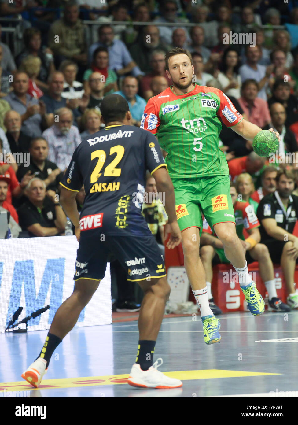 Andreas Rojewski (SC Magdeburg) Stockfoto