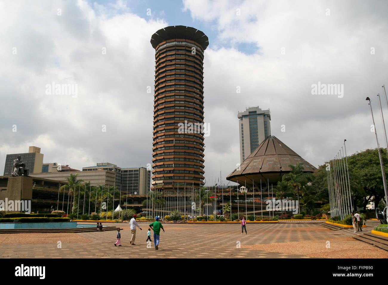 Die Kenyatta International Conference Center (KICC), befindet sich in zentraler Geschäft Bezirk von Nairobi Stockfoto