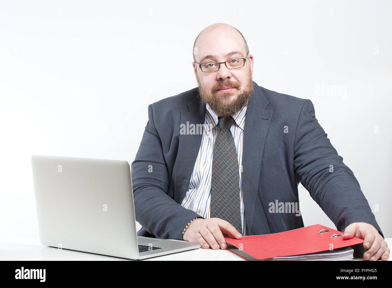 Arbeitsplatz Kaufmann. Stockfoto