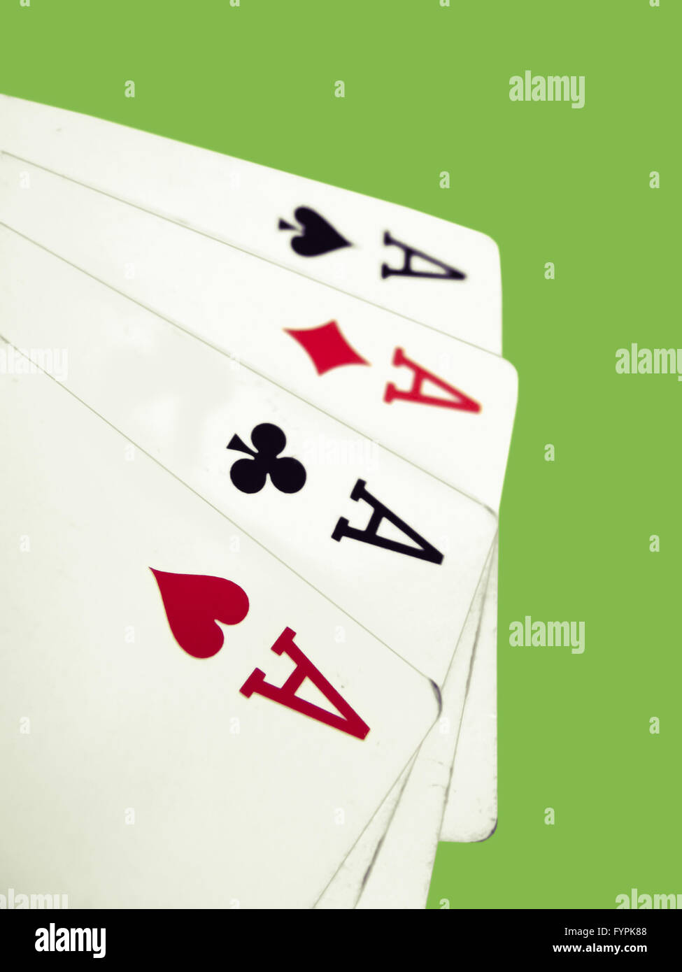 Spielkarten Stockfoto