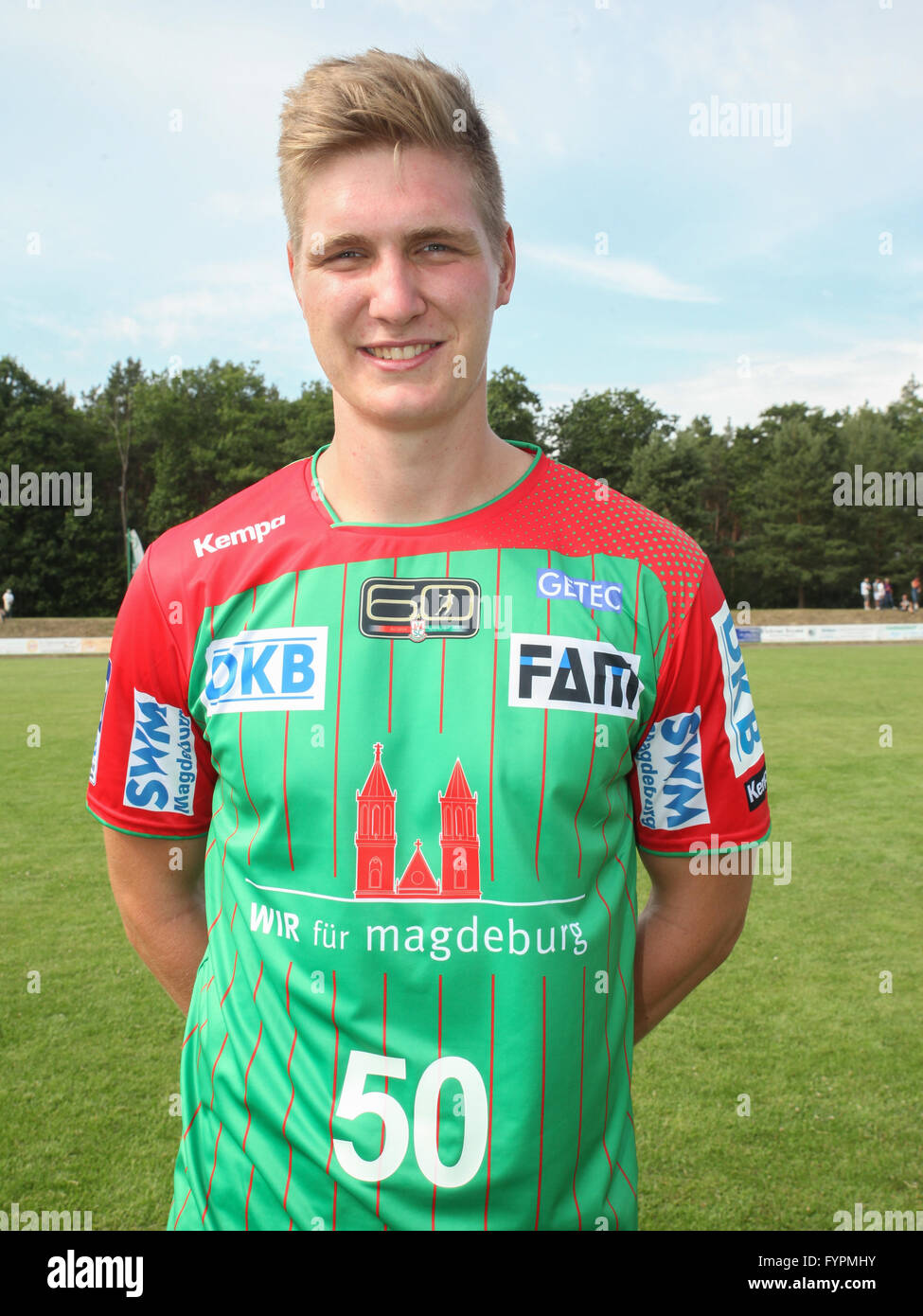 Finn Lemke (SC Magdeburg Stockfotografie Alamy