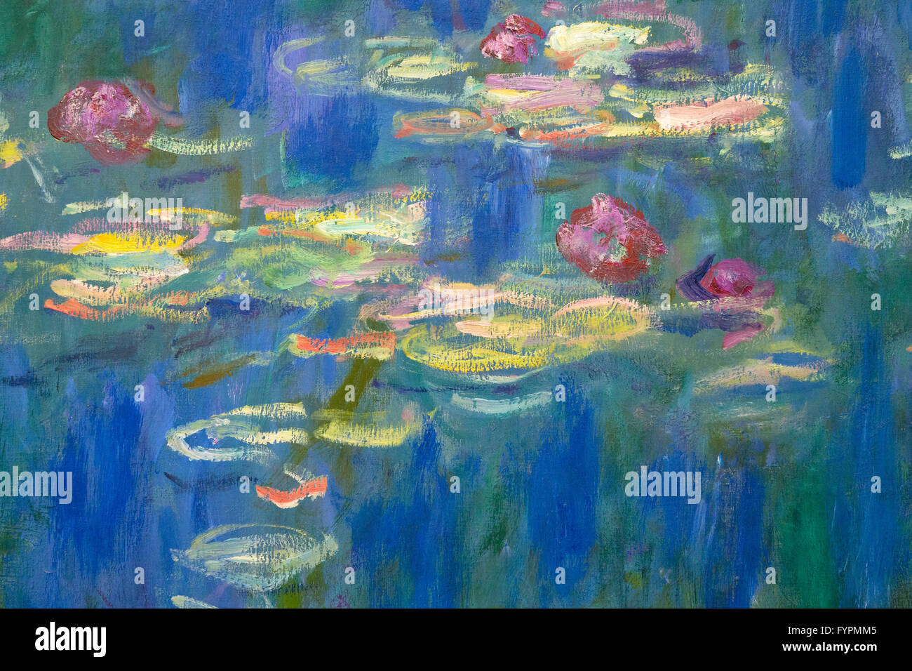 Nympheas, Seerosen von Claude Monet, 1918 – 1926, Musee de l ' Orangerie, Paris, Frankreich, Europa Stockfoto