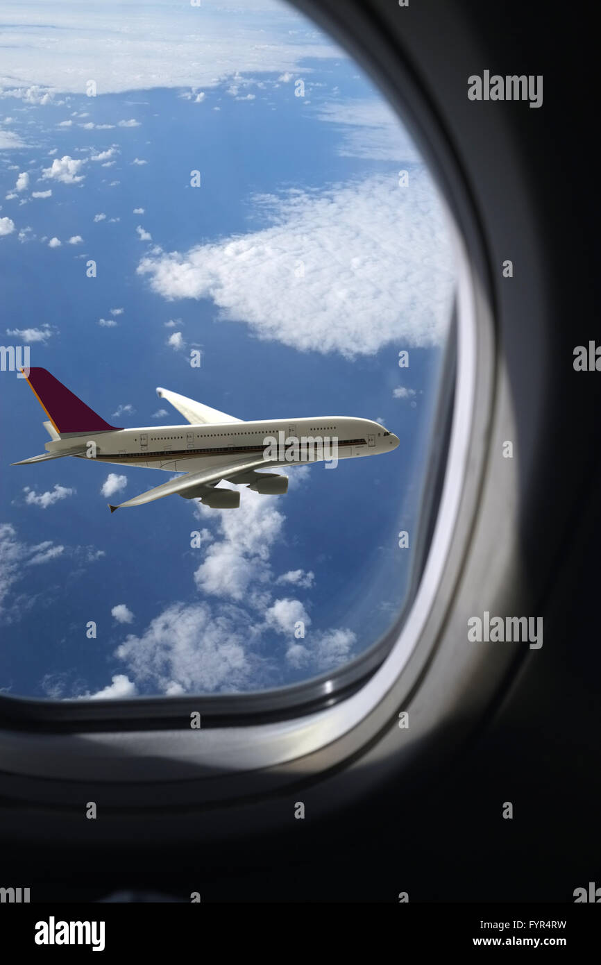 Passagierflugzeug Stockfoto