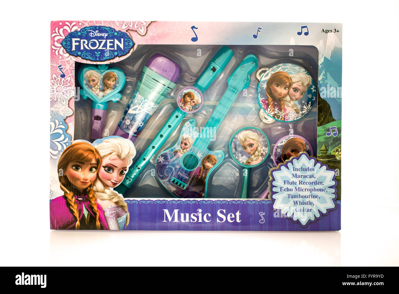 Winneconne, Wisconsin - 26. November 2015: set-Box einer Musik mit Frozen von Disney. Stockfoto