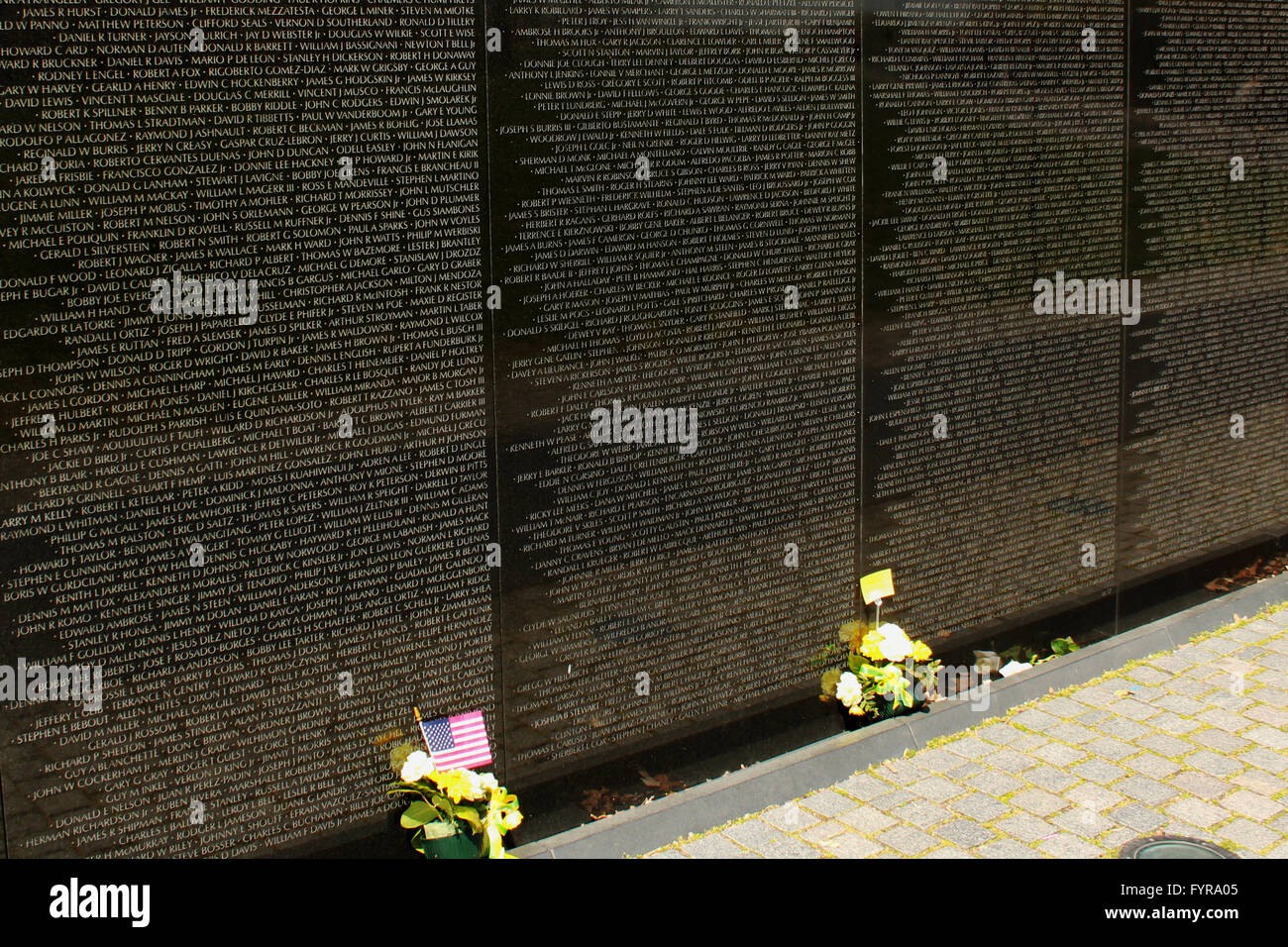 Vietnam-Memorial Washington dc Brian Mcguire Stockfoto