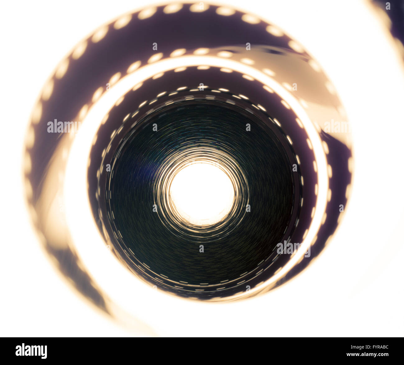 35mm Filmstreifen wie in Film und Fotografie eingesetzt Stockfoto