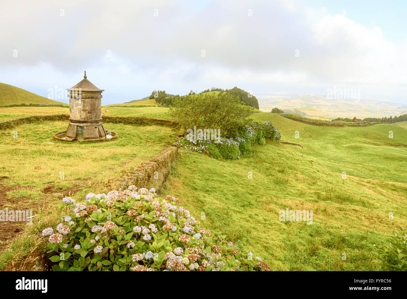 Schöne Landschaft von Azoren, Portugal Stockfoto