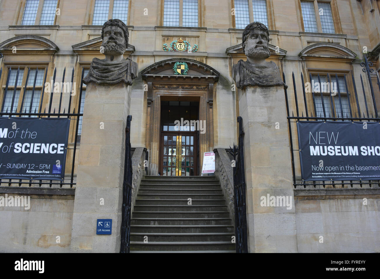 Das Museum der Geschichte der Wissenschaft in der Broad Street, Oxford, England Stockfoto