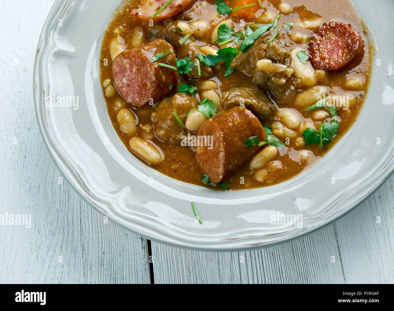 herzhaften Bohneneintopf Stockfoto