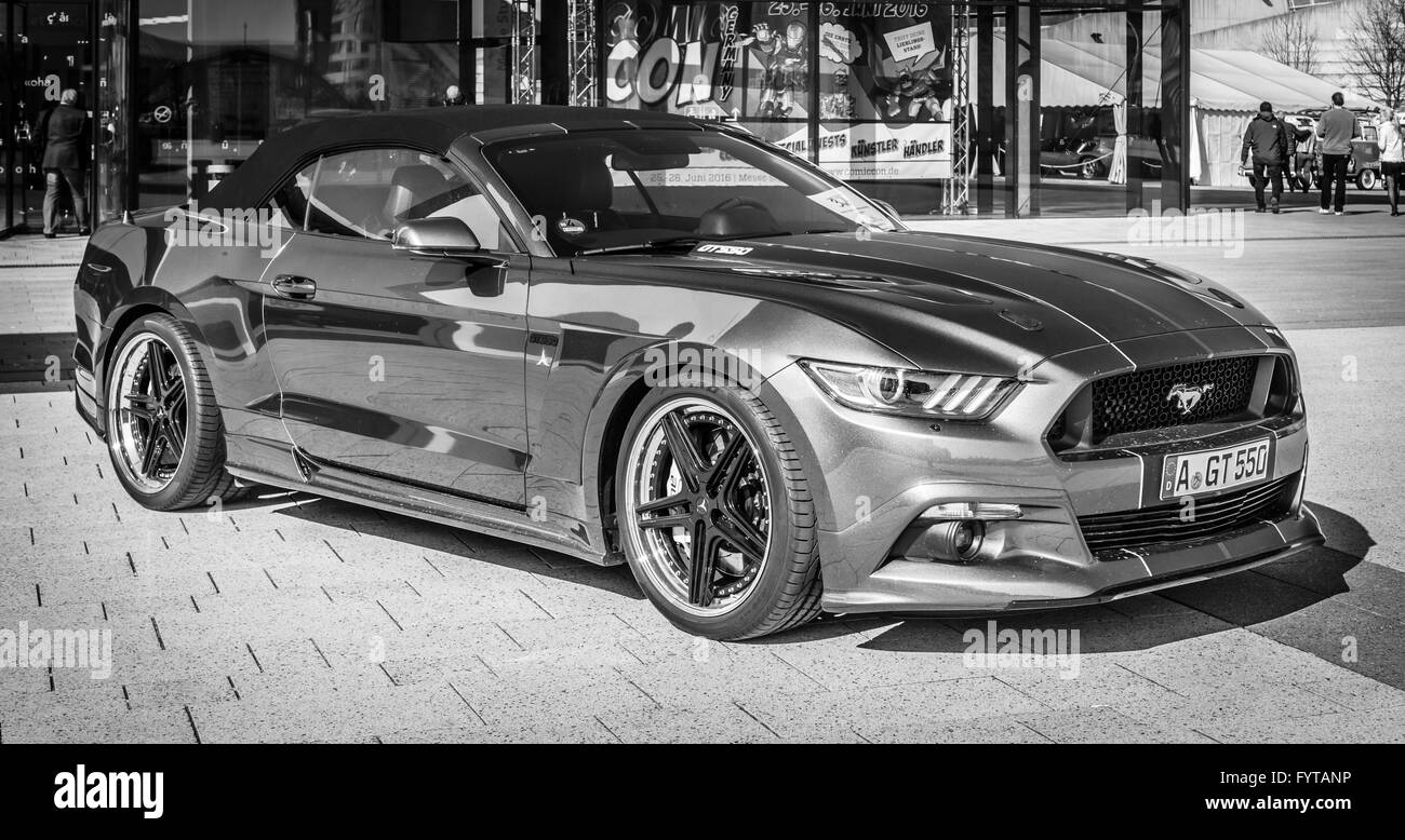 Muscle-Car Ford Mustang GT 550 Aero Edition, 2016. Stockfoto