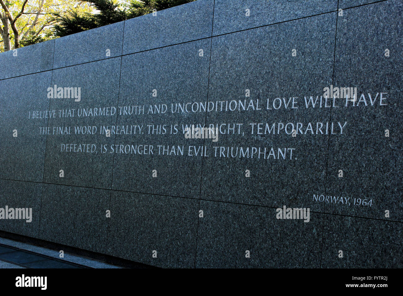 Martin Luther king jr Denkmal Washington dc Brian Mcguire Stockfoto