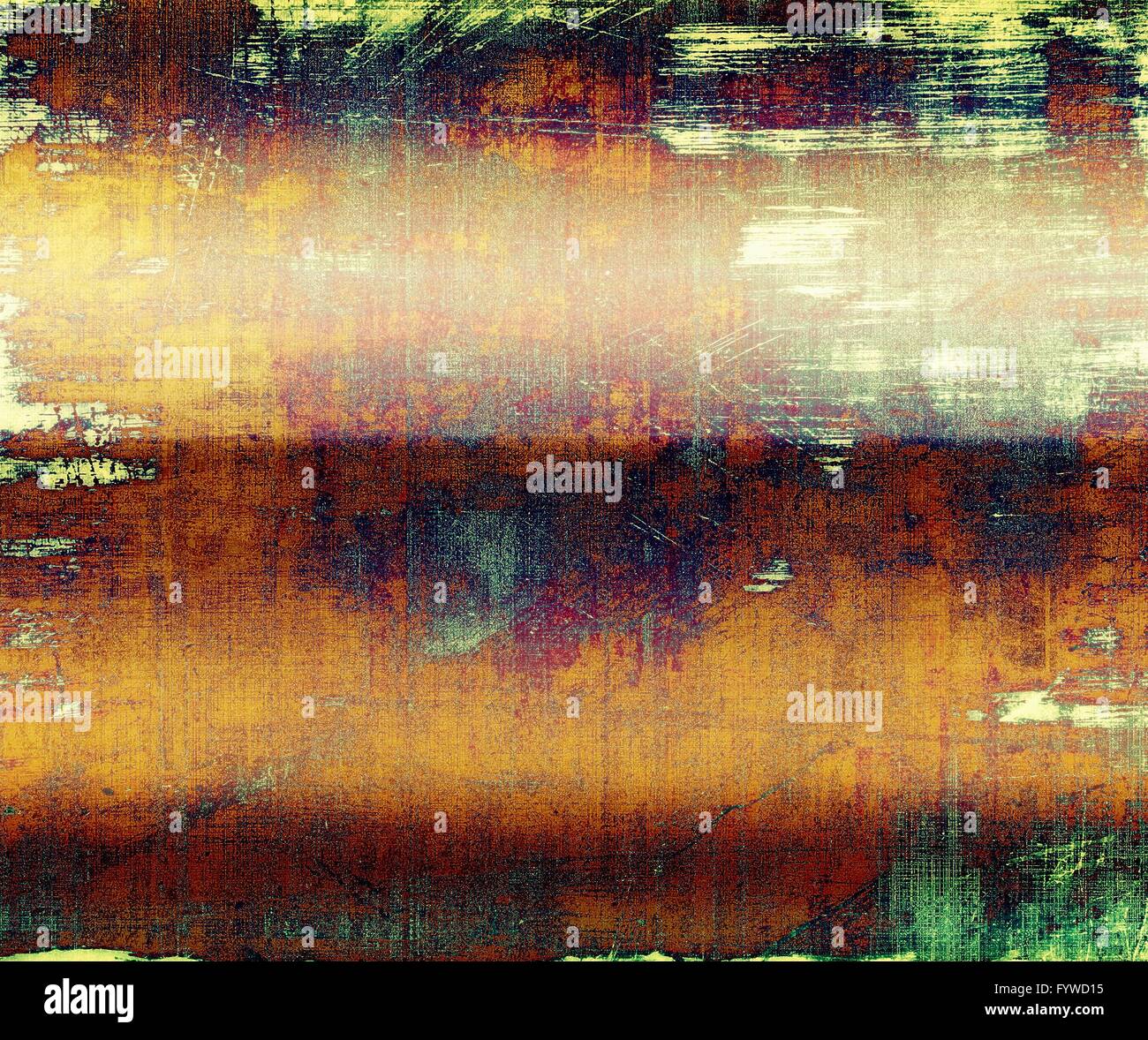 Kreative elegantes Design als Retro-Hintergrund für Ihre künstlerische Arbeit verwendet. Grunge Texturen mit verschiedenen Farbmustern: gelb Stockfoto
