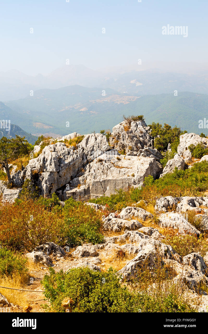 Berg-Anatolien Erbe Ruinen aus der Stockfoto