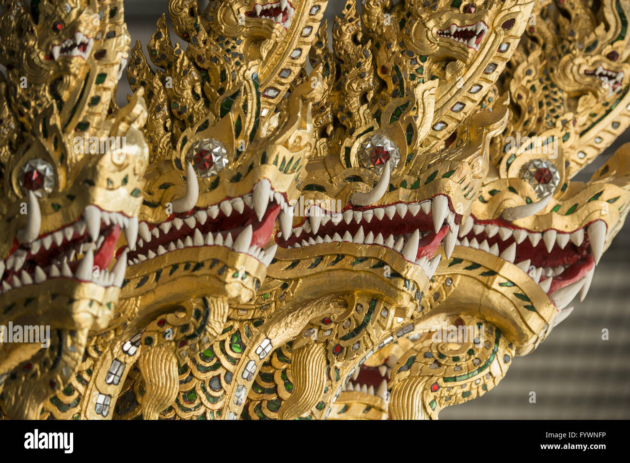 THAILAND BANGKOK ROYAL BARGES NATIONALMUSEUM Stockfoto