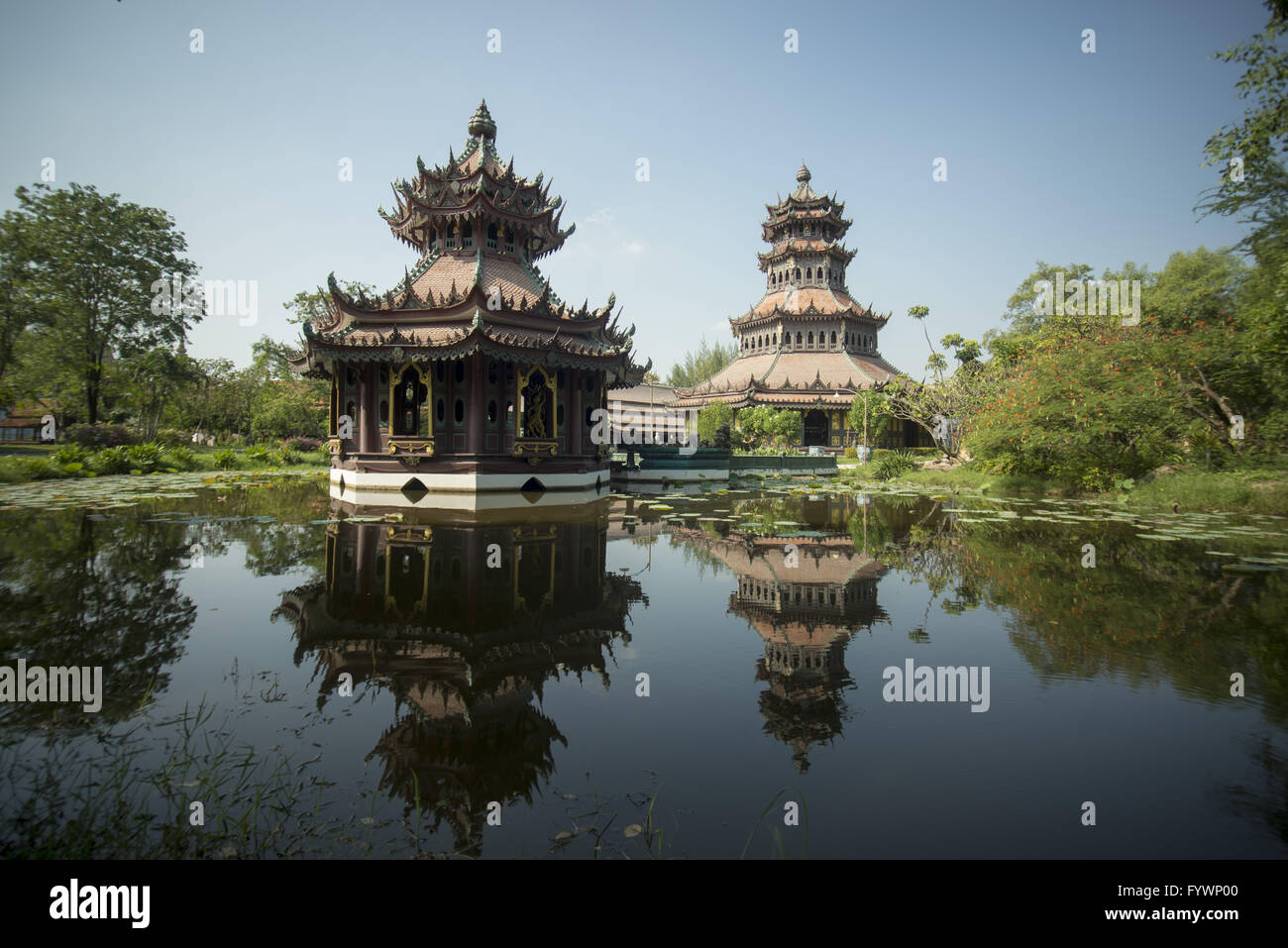 THAILAND BANGKOK SAMUT PRAKAN ANCIENT CITY Stockfoto