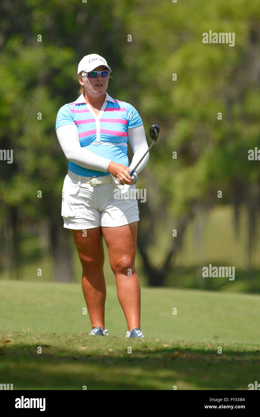 24. April 2016 - Sarasota, Florida, USA - Marisa Steen bei der Endrunde der Symetra Tour Guardian Ruhestand Championship am 24. April 2016 in Sarasota, Florida... ZUMA PRESS/Scott A. Miller (Kredit-Bild: © Scott A. Miller über ZUMA Draht) Stockfoto