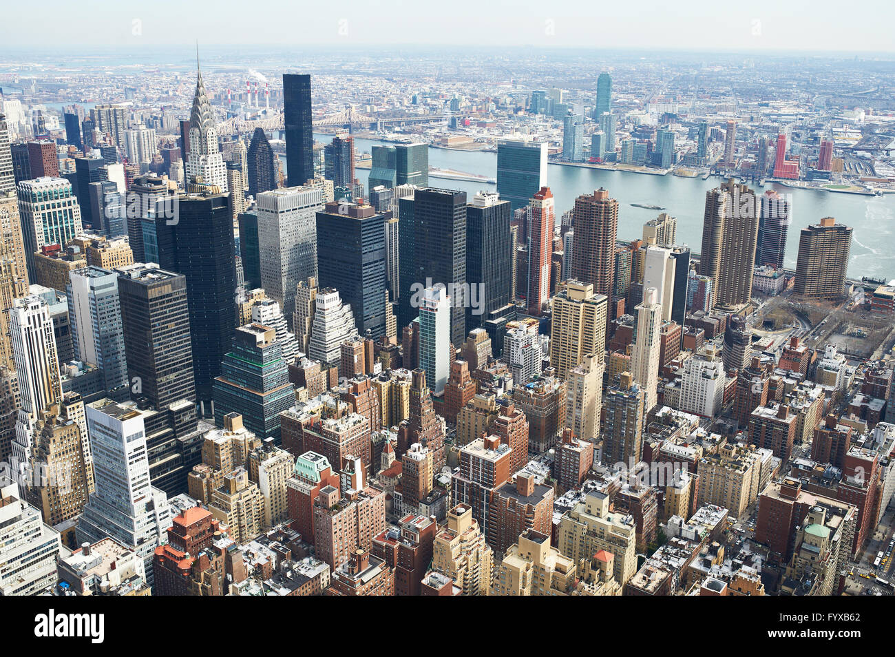 Stadtansicht Blick auf Manhattan Stockfoto