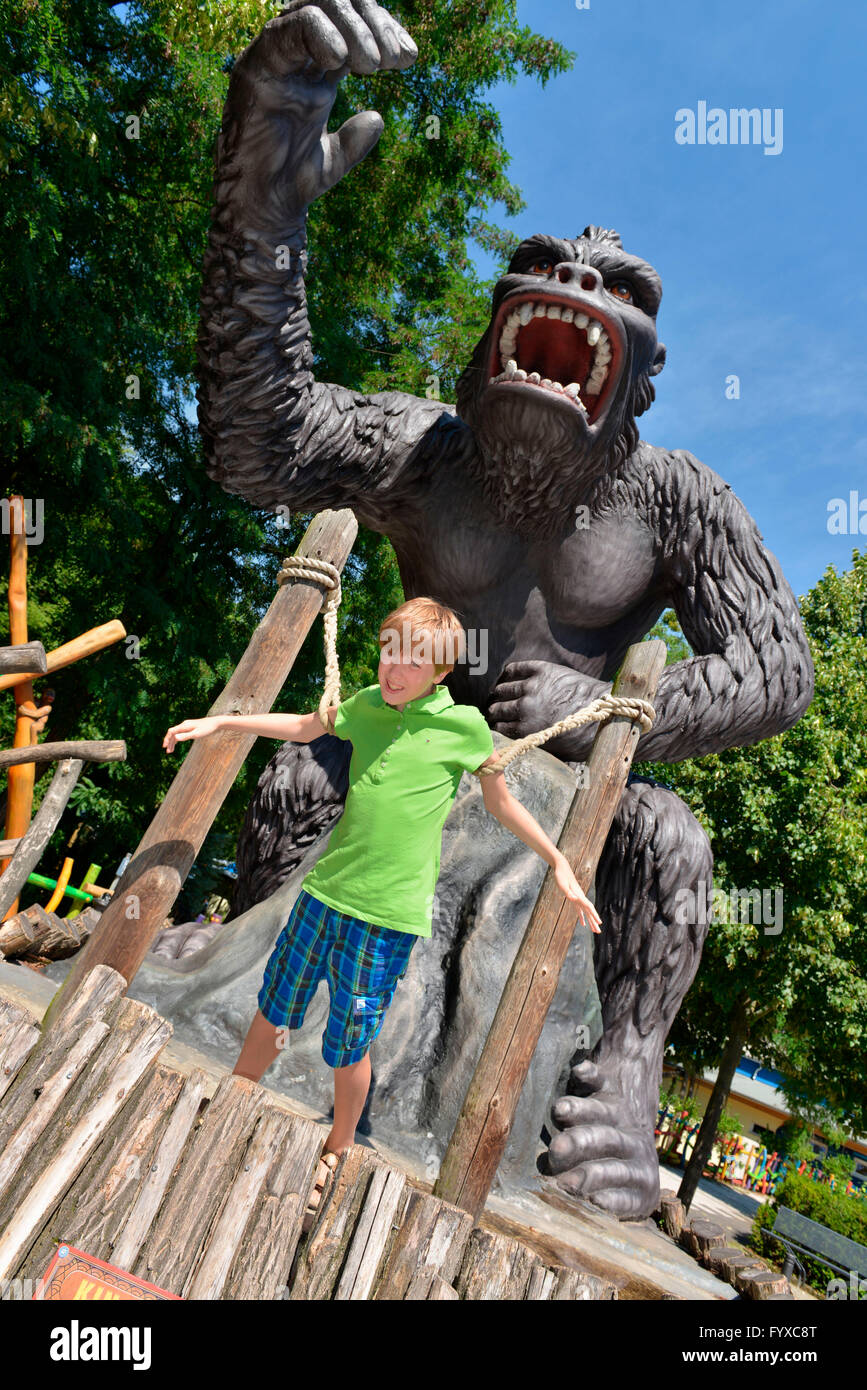 King-Kong, Filmpark Babelsberg, Potsdam, Brandenburg, Deutschland Stockfoto