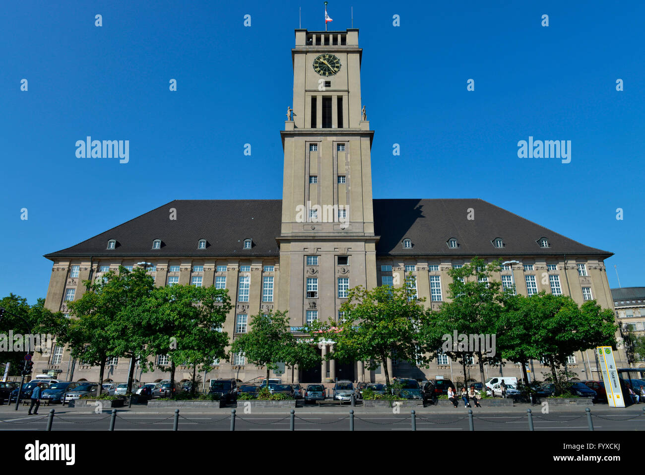 Rathaus Schöneberg, John-F.-Kennedy-Platz, Schöneberg, Berlin, Deutschland / Schöneberg Stockfoto