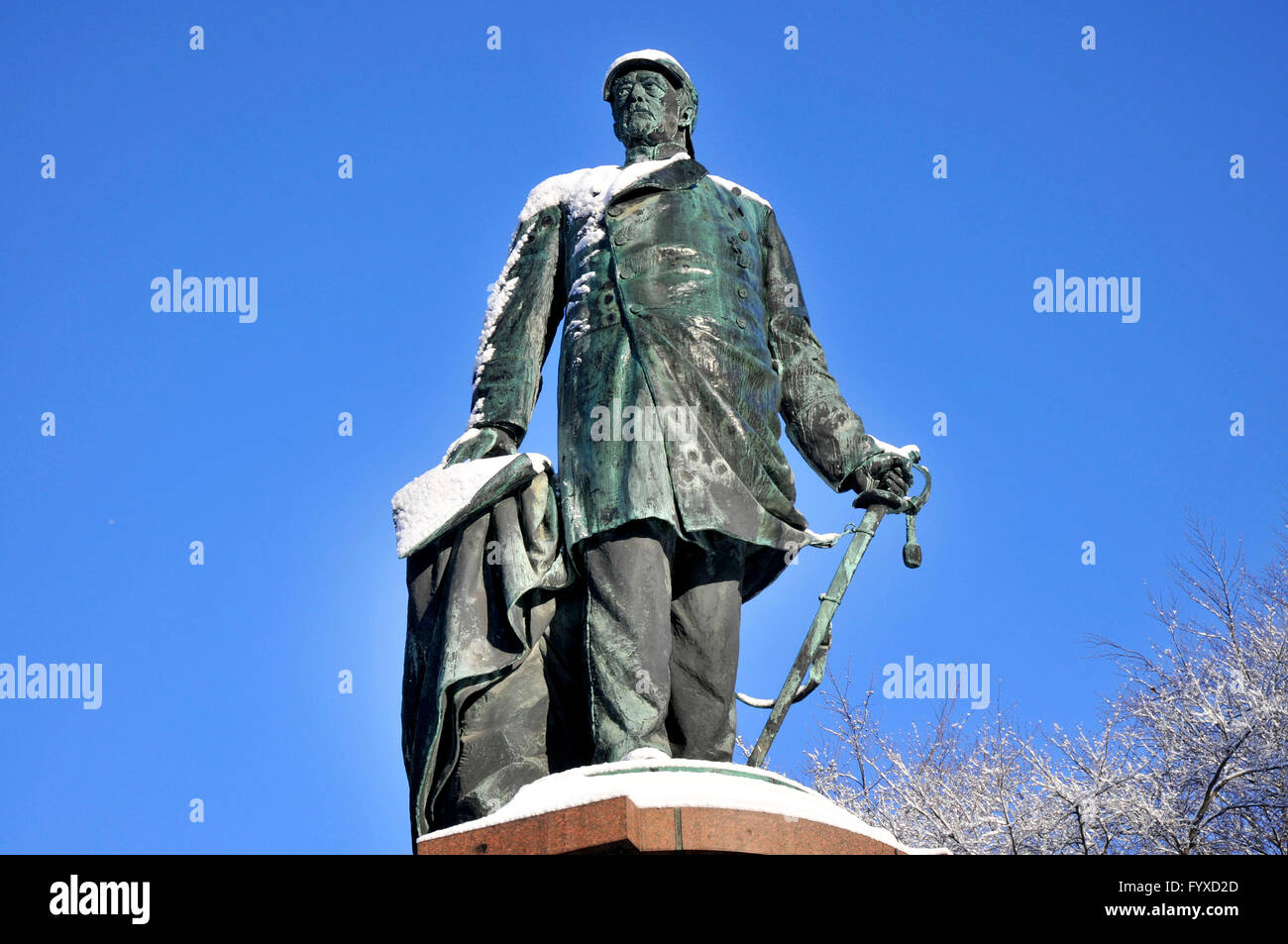 Nationales Denkmal von Otto von Bismarck, großen Stern, gröberen Tiergarten, Tiergarten, Mitte, Berlin, Deutschland / großer Stern, Bismarck-Nationaldenkmal Stockfoto