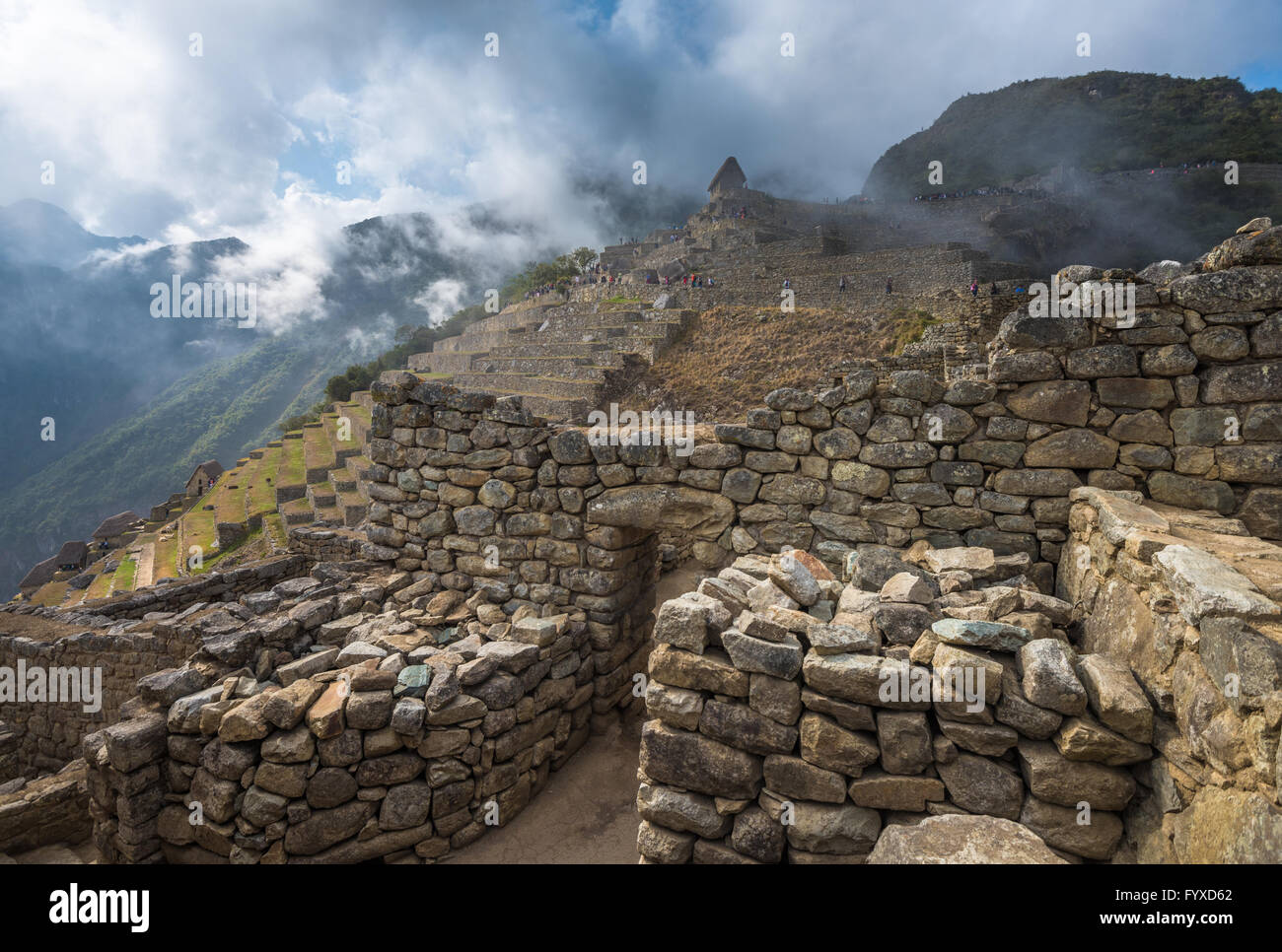 Machu Picchu, UNESCO-Weltkulturerbe. Eines der neuen sieben Weltwunder. Stockfoto